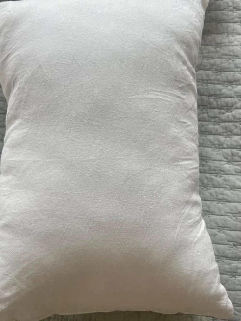 4-Piece White Pintuck Bedding & Pillow Set